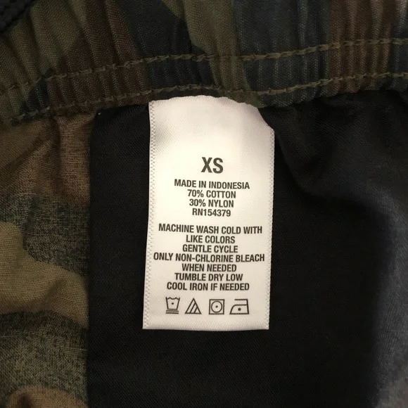 Aeropostale Utility Pant Cargo Camo Sz XS - Picture 6 of 6